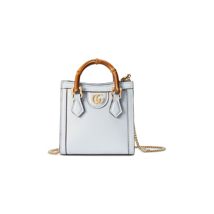 

Сумка top-handle Gucci Diana Super Mini Bag, цвет Snow/Light Blue