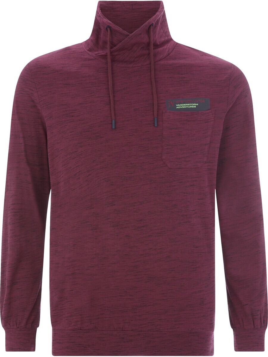 

Свитер Jan Vanderstorm Sweatshirt Kervik, темно-красный