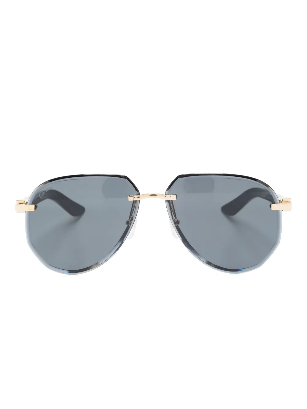 

Солнцезащитные очки Signature C de Cartier Cartier Eyewear, белый