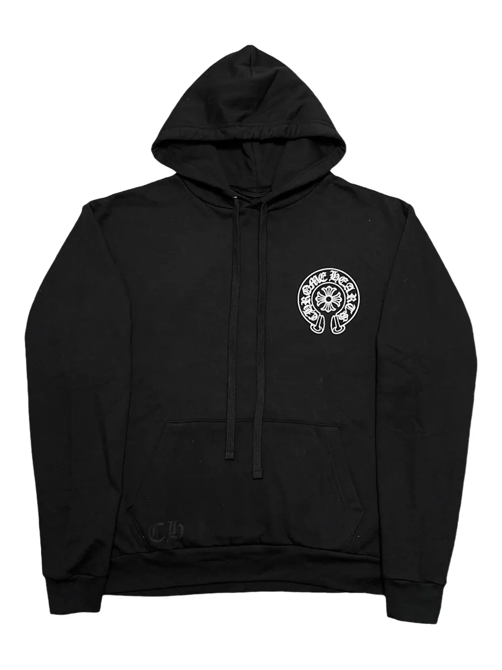

Худи с логотипом Chrome Hearts, черный