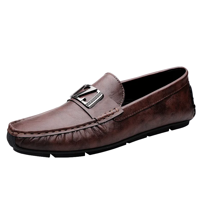 H2 Мужские повседневные туфли low top черные/коричневые — фото 3