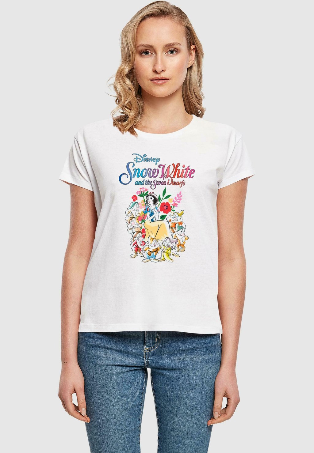 

Футболка с принтом SEVEN DWARFS BOX TEE ABSOLUTE CULT, белый