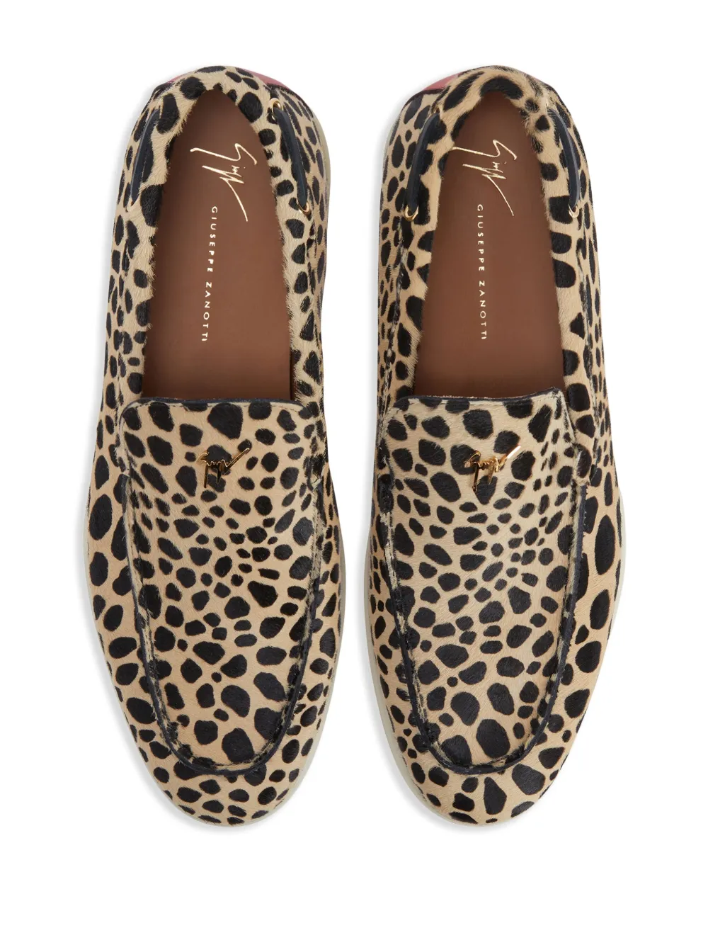 Лоферы The Maui с леопардовым принтом Giuseppe Zanotti, нейтральный — фото 4