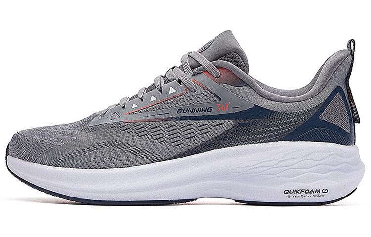 

Кроссовки Flying Wing для бега мужские с низким верхом серый/оранжевый 361°