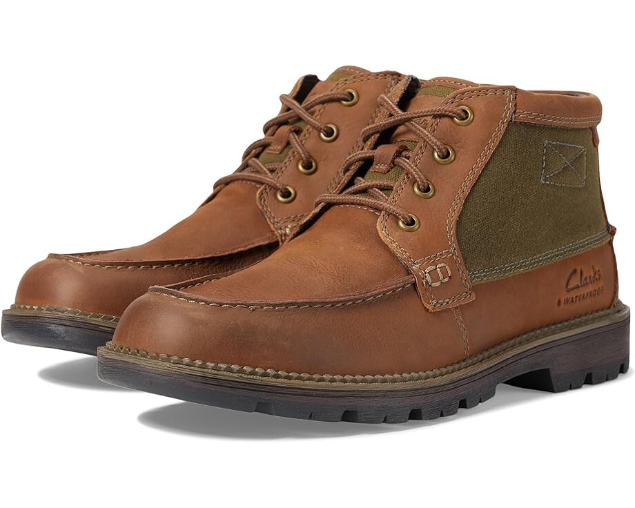 

Ботинки Clarks Maplewalk Moc, цвет Brown Combi