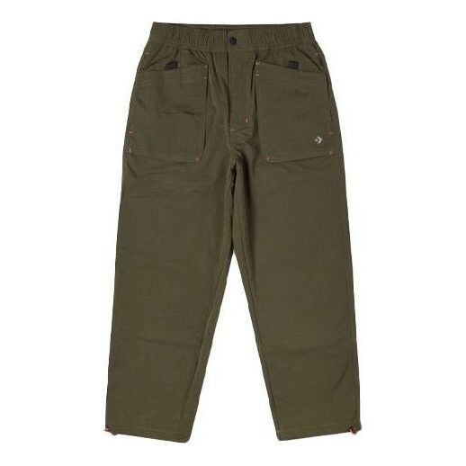 

Брюки nylon pocket pants 'olive green' Converse, зеленый