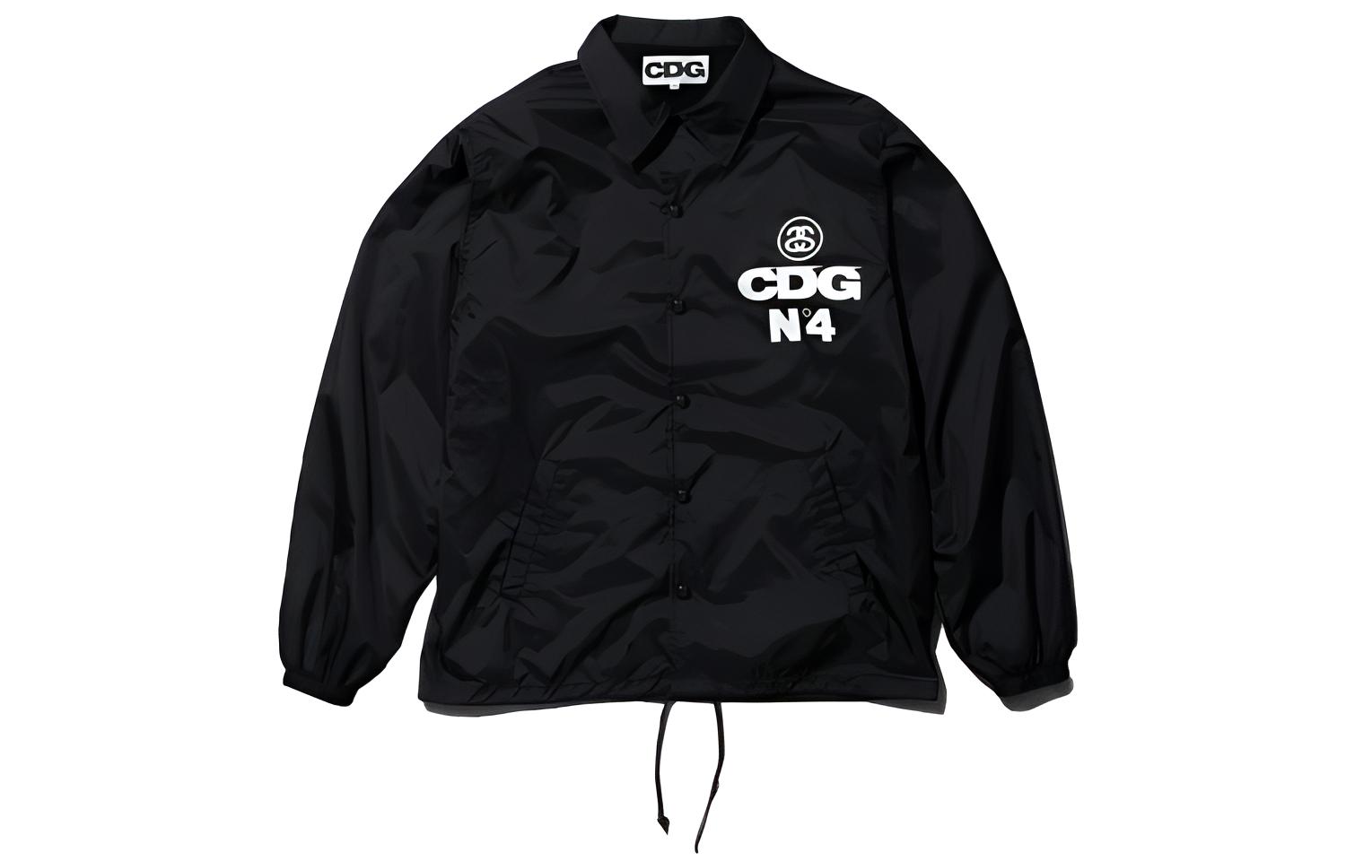 

CDG Куртка Stussy X унисекс черная, Black