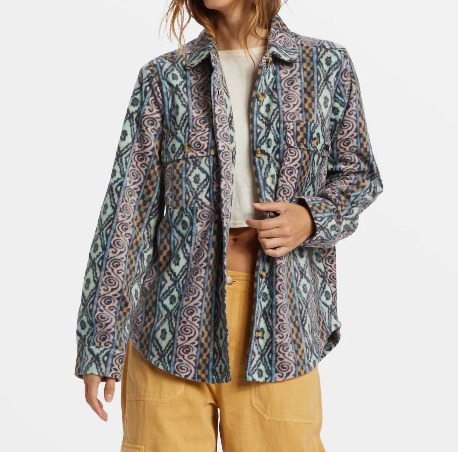 

Куртка из флиса Forge Fleece Flannel цвета Dusty Peach Billabong