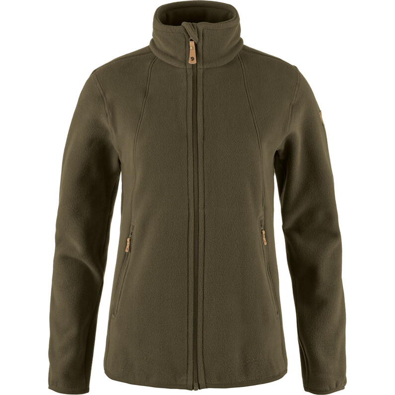 

Женская флисовая куртка Stina Fjallraven, оливковый