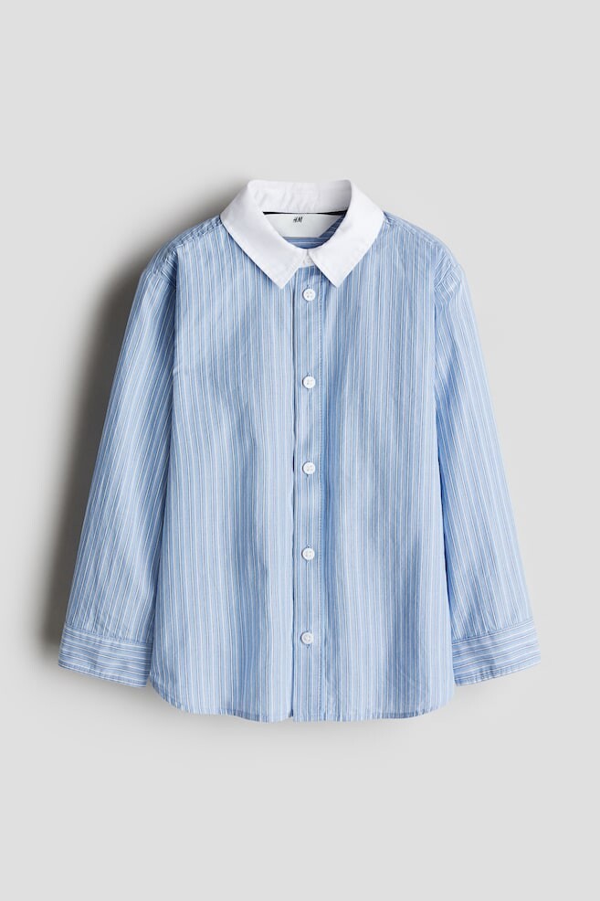 

Хлопковая рубашка H&M, мультиколор