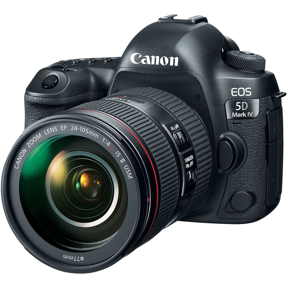 

Зеркальная камера Canon EOS 5D Mark IV DSLR Camera with 24-105mm f/4L II 1483C010B