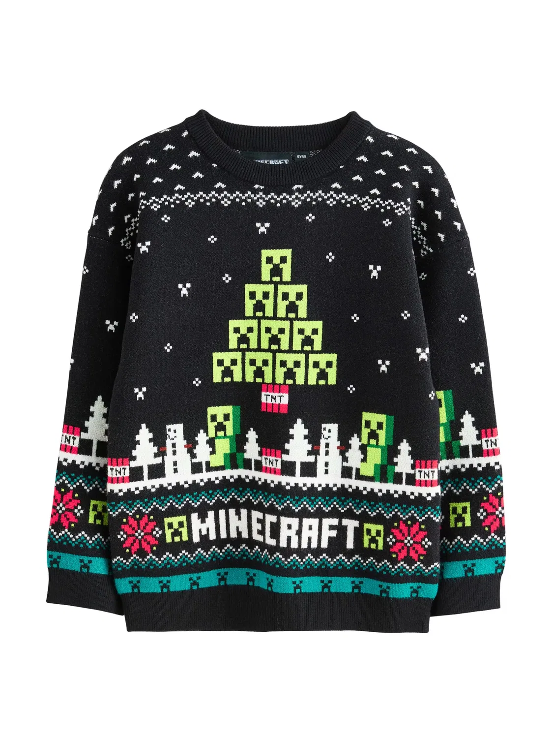 Свитер 'Christmas' Next, Black