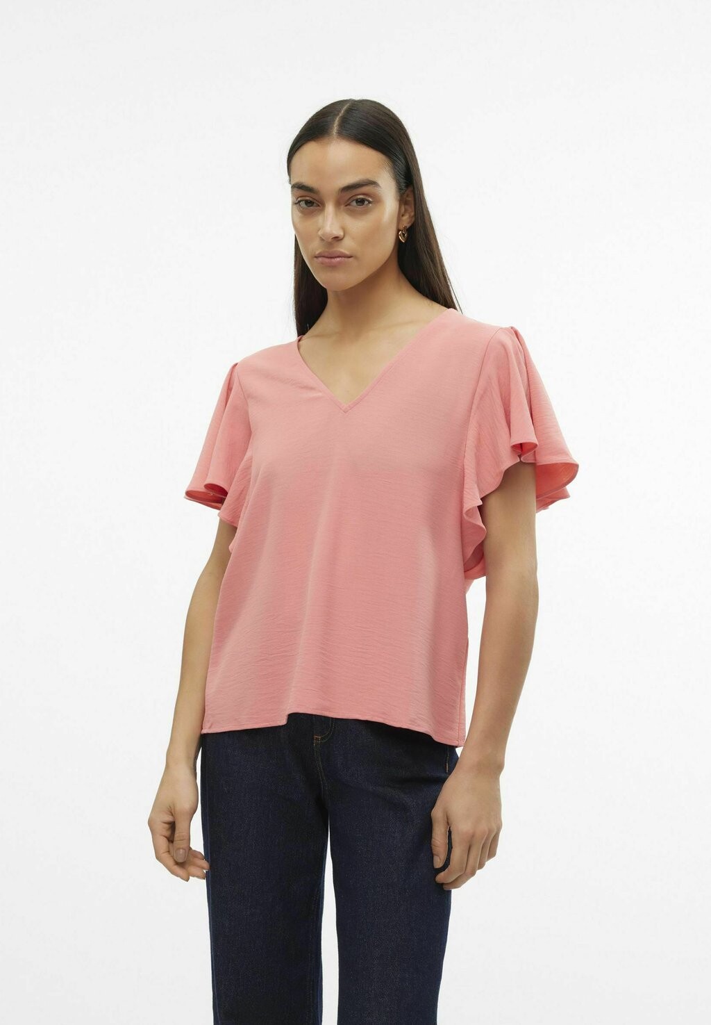 

Базовая футболка VMALVA Vero Moda, розовый