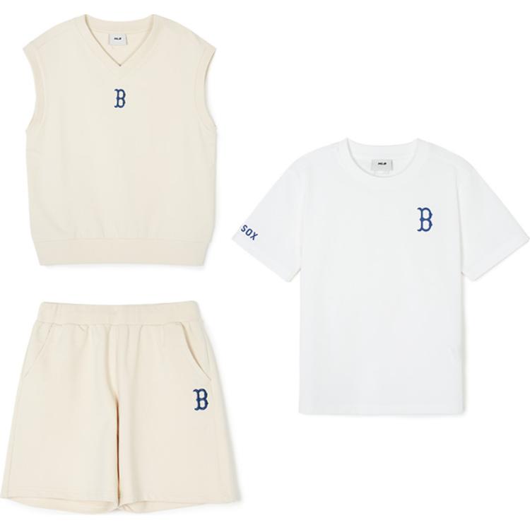 

Повседневная спортивная одежда для детей MLB KIDS, кремовый