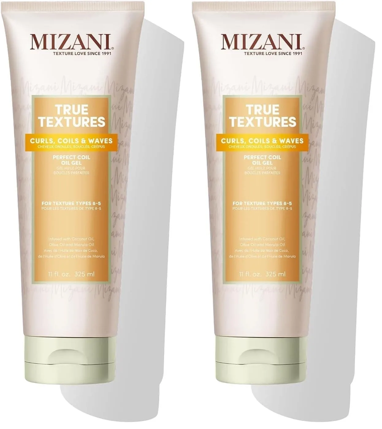 Mizani True Textures Perfect Coil Oil Gel - гель для вьющихся волос с оливковым и кокосовым маслом, против пушистости, без силиконов, спирта и парабенов 325 мл (2 шт.), Olive