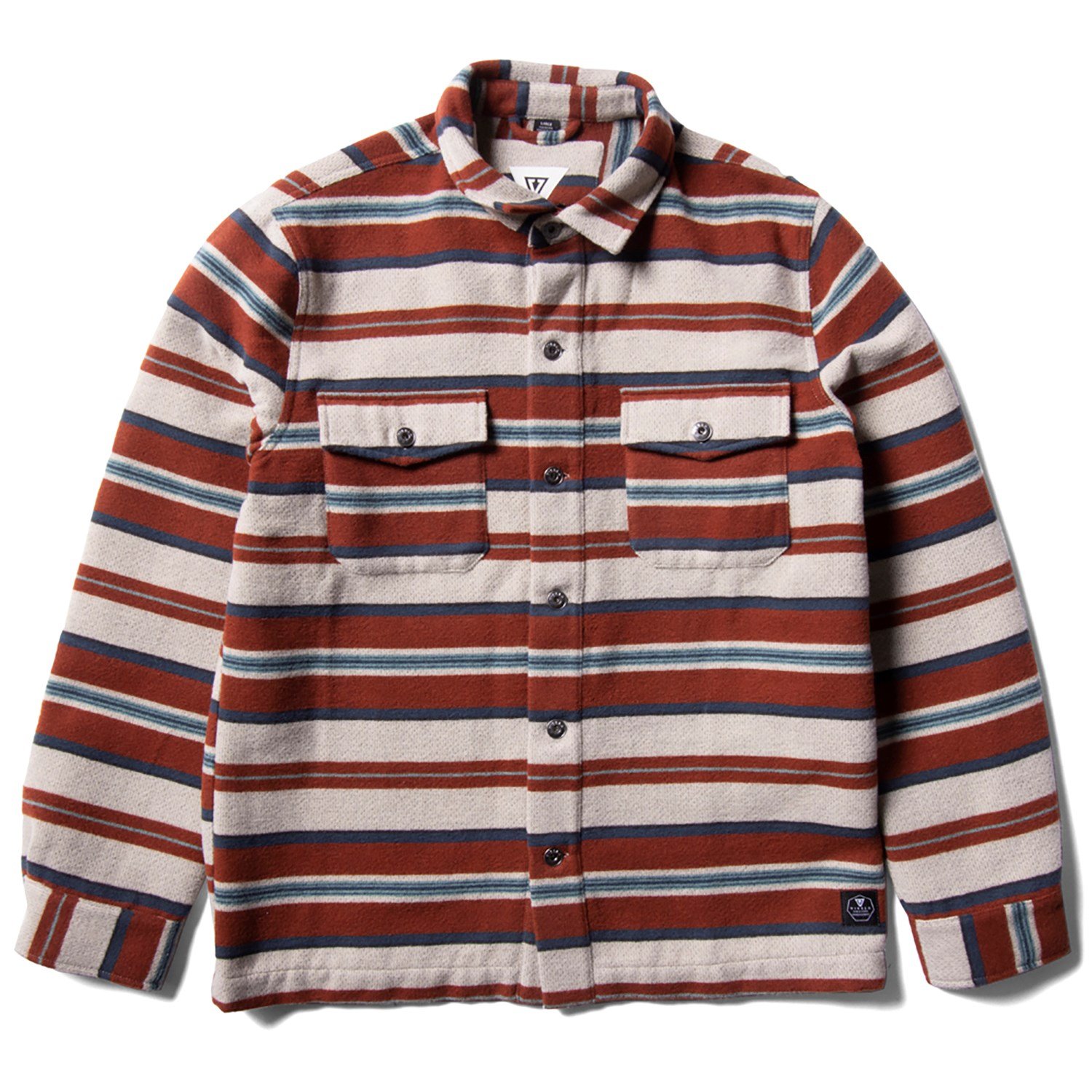 

Рубашка Vissla West Coast Overshirt, цвет Barn Red