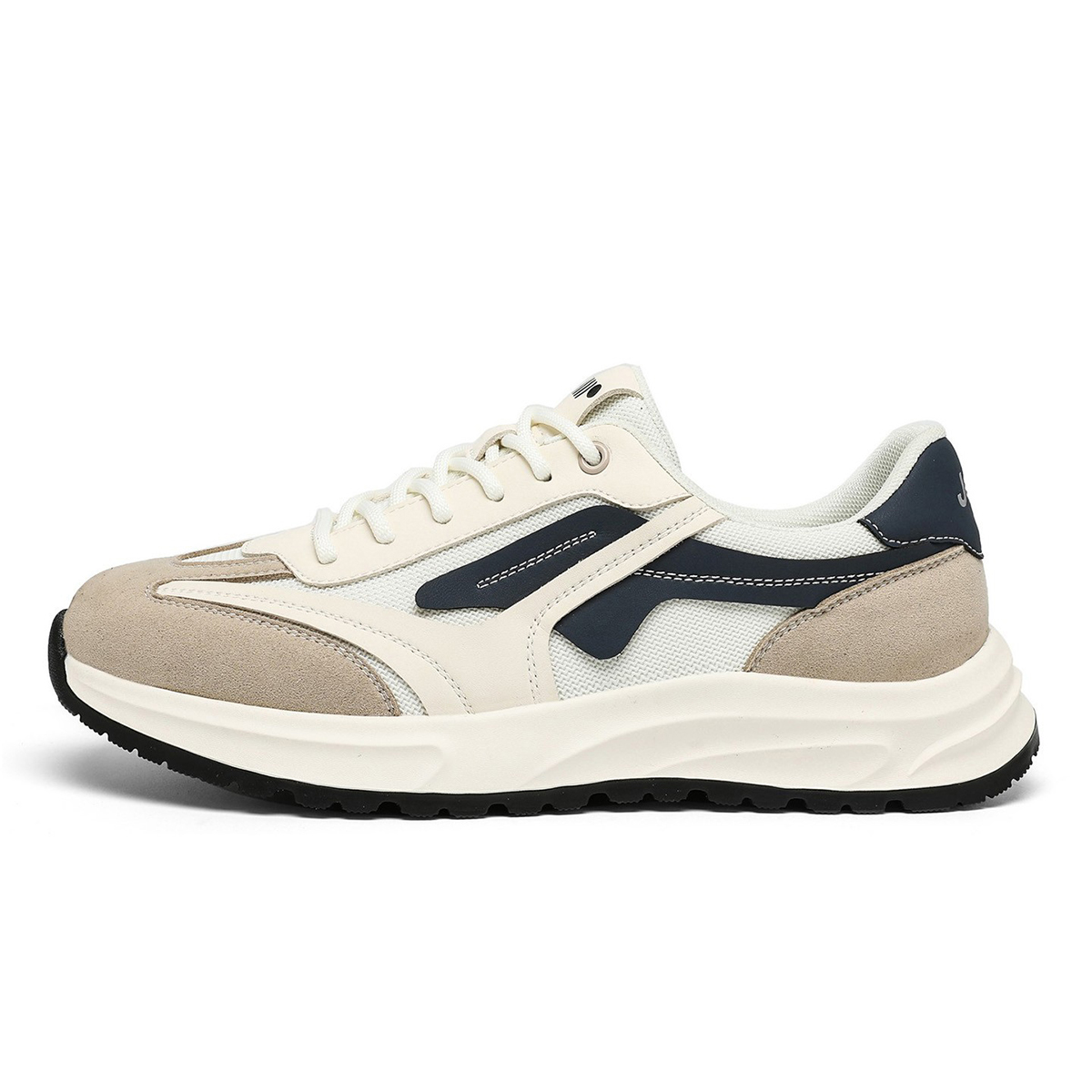 

Мужские повседневные низкие кроссовки с амортизацией, дышащие, увеличивающие рост Jeep, экрю