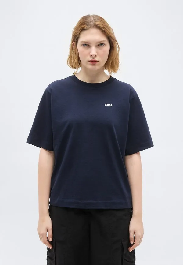 Простая футболка Boss, Navy — фото 3