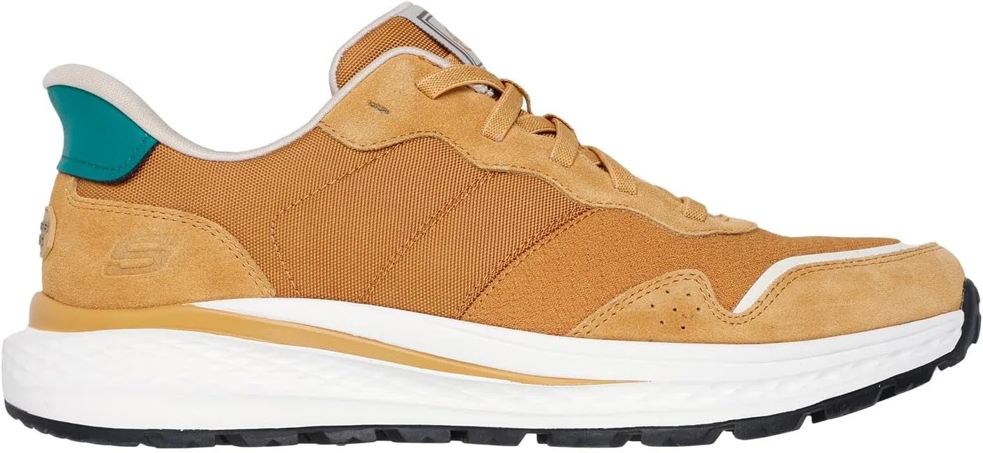 Мужские повседневные кроссовки Skechers 211069-gry, Wheat Leather Mesh — фото 4