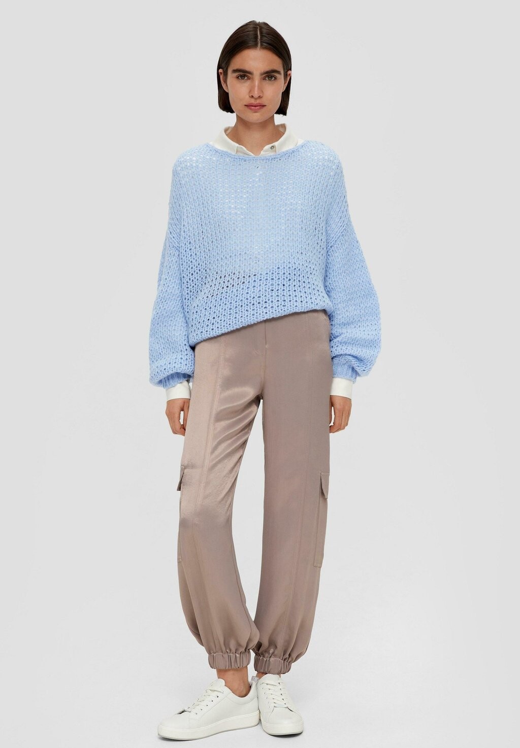 

Вязаный свитер s.Oliver BLACK LABEL, цвет hellblau