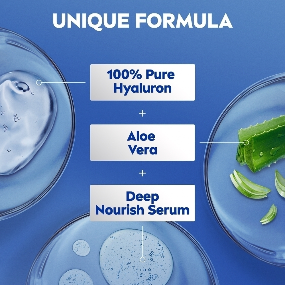 Алоэ и увлажняющее легкое молочко для тела Nivea, 400 мл — фото 2