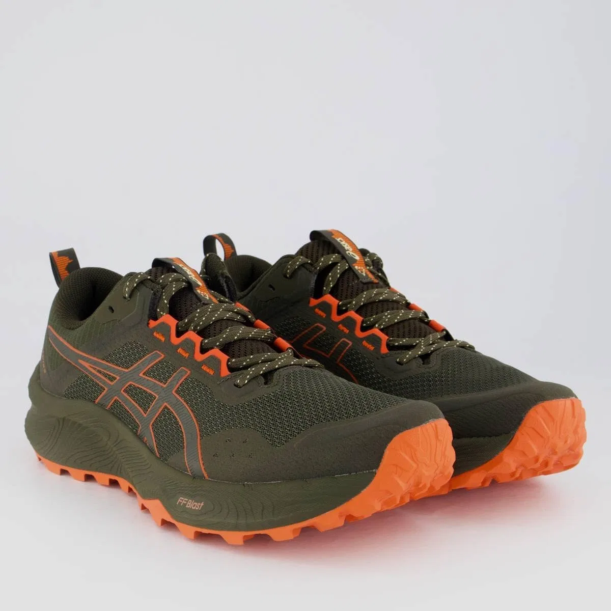 Мужские кроссовки ASICS Trabuco Terra 3, Brown Stone Spicy Red — фото 2