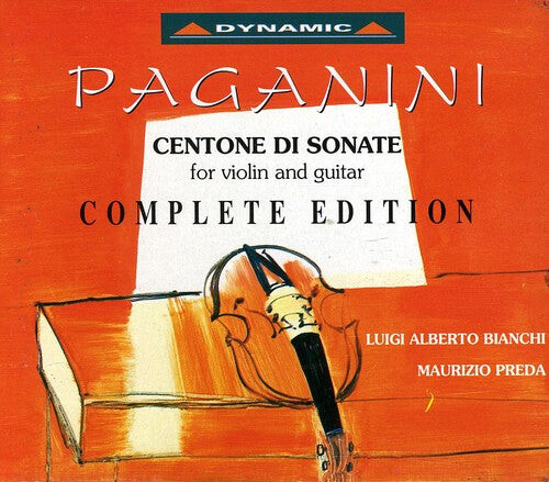 

CD диск Paganini / Bianchi / Preda: Centone Di Sonate for Violin & Guitar