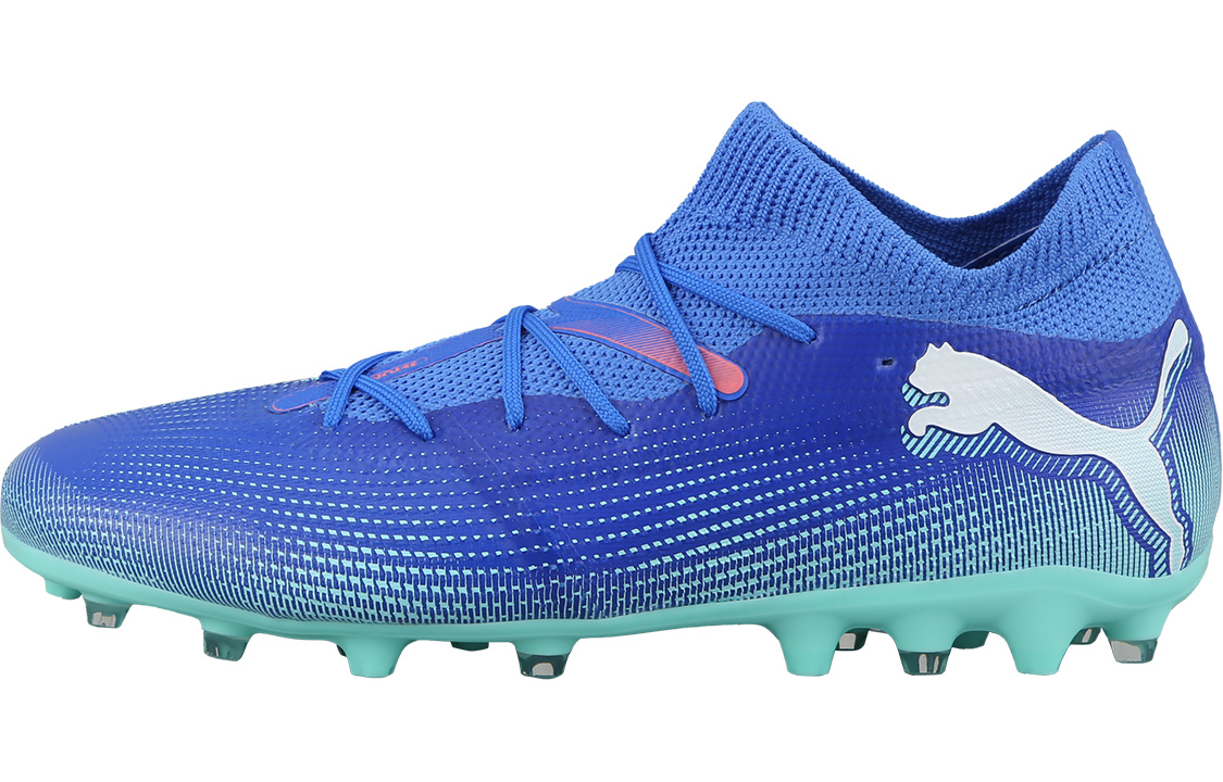 

PUMA Футбольные бутсы FUTURE 7 MATCH с низким верхом, устойчивые к истиранию, синие, детские