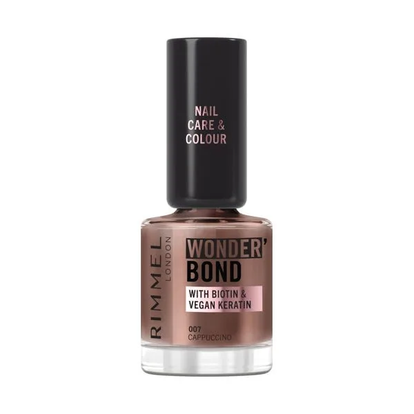 Лак для ногтей RIMMEL LONDON Wonderbond Nail, 007 Cappuccino