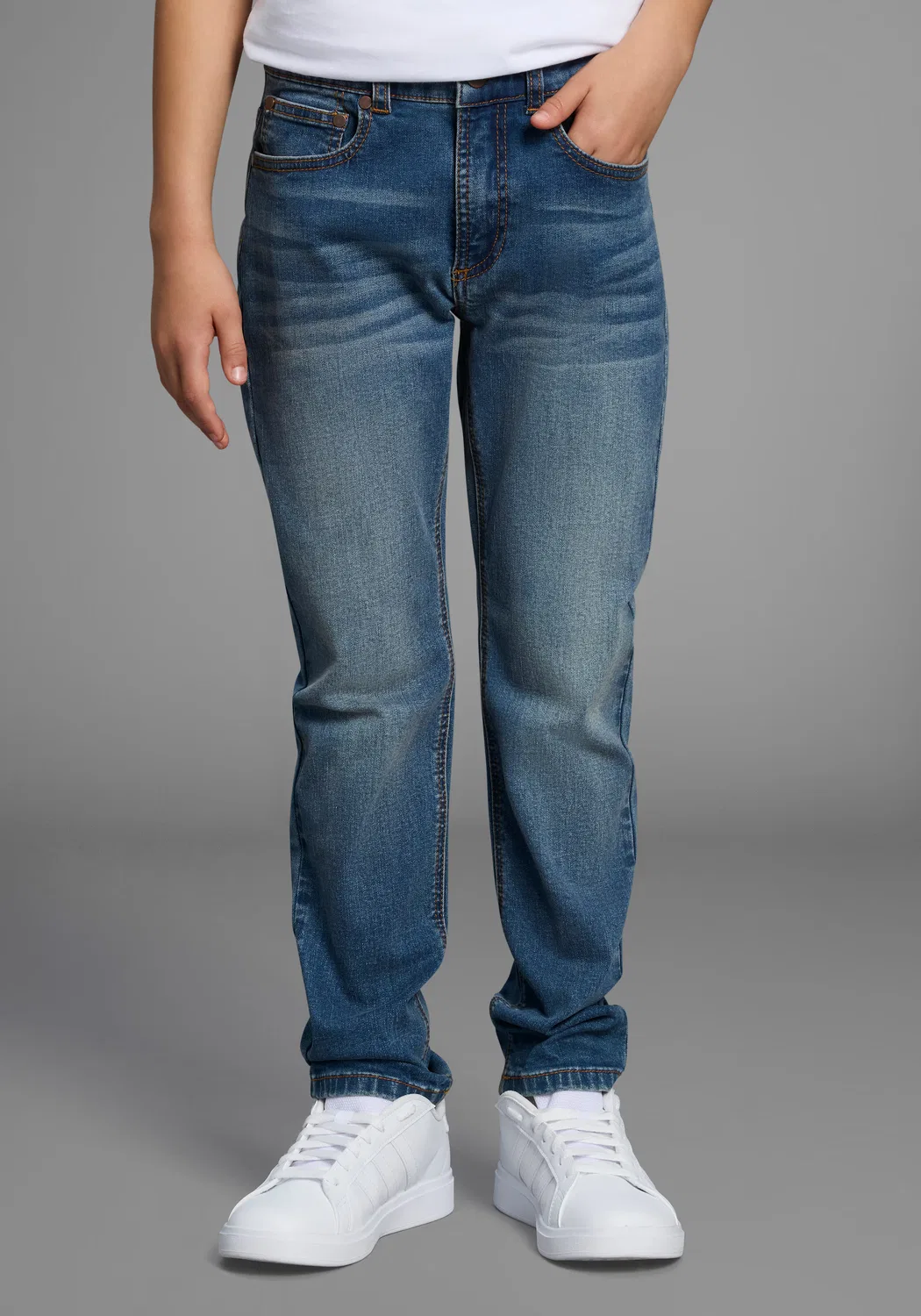 Обычные джинсы Kidsworld, Blue Denim — фото 3