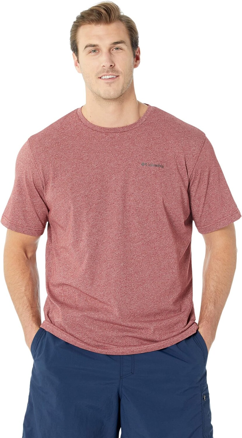 

Футболка Columbia Big & Tall Thistletown HillsShort Sleeve, цвет Red Jasper Heather
