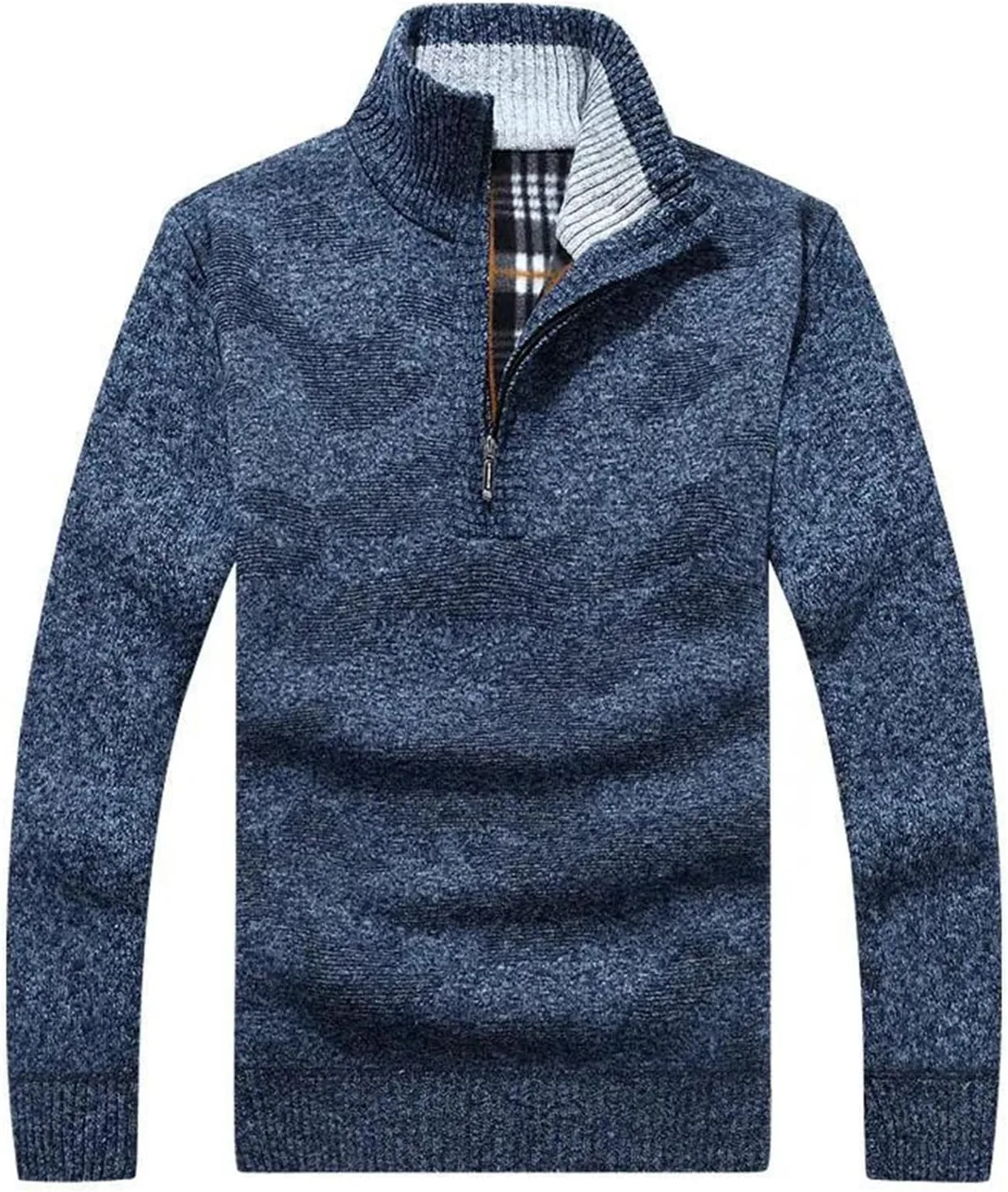 

Свитер Lu's Chic мужской кабельной вязки, теплый с длинным рукавом, Slim Fit, для бизнес-кэжуал