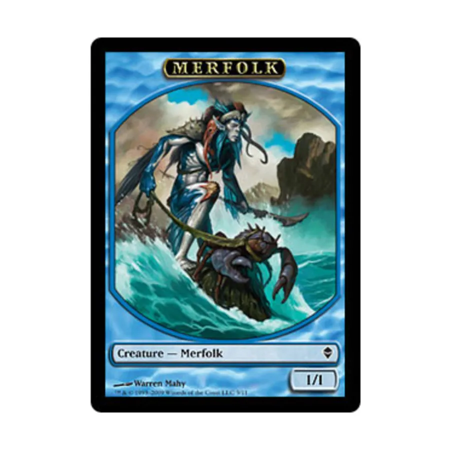 

CCG Мерфолк – Жетон (С), MTG - Zendikar