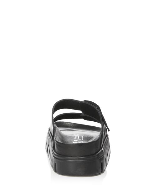 Женские массивные сандалии без шнуровки Arizona со стелькой с пряжками Birkenstock, цвет Black — фото 4
