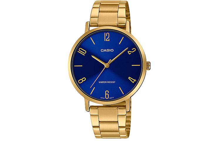 

CASIO Часы Women's Standard Series 40mm Blue Watch LTP-VT01G-2B, Blue Dial