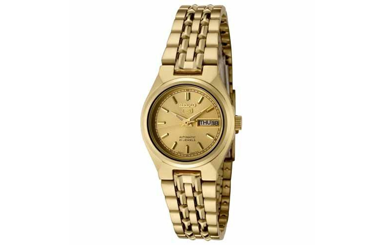 

SEIKO Часы Automatic Mechanical Movement Stainless Steel Strap Watch Women's Watch Gold Dial, Gold Dial