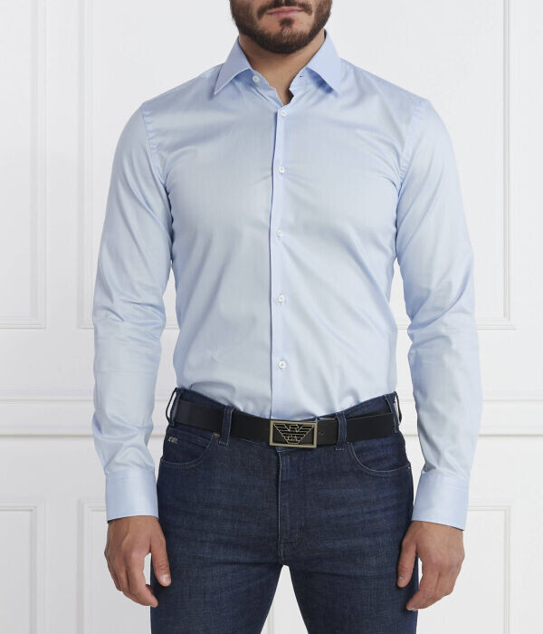 

Рубашка Boss H-hank Slim Fit, синий