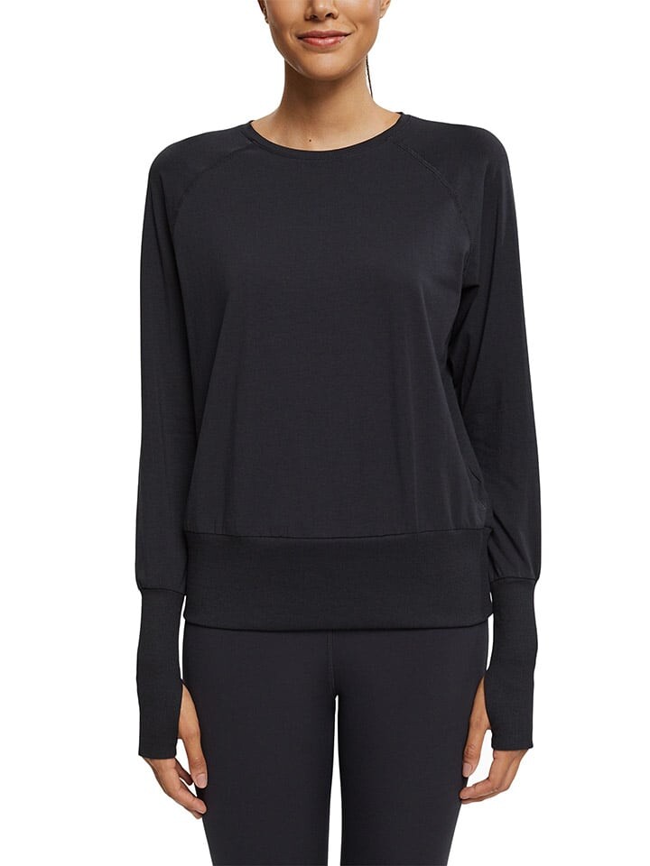 

Лонгслив ESPRIT Longsleeve, черный