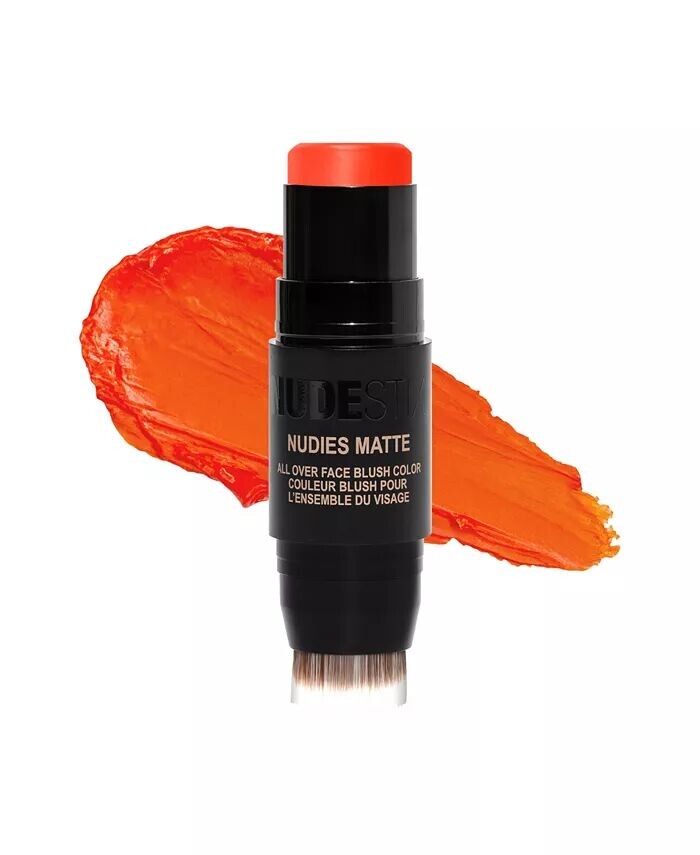Матовые румяна Nudies Nudestix, цвет Cherie (nude rose) — фото 4