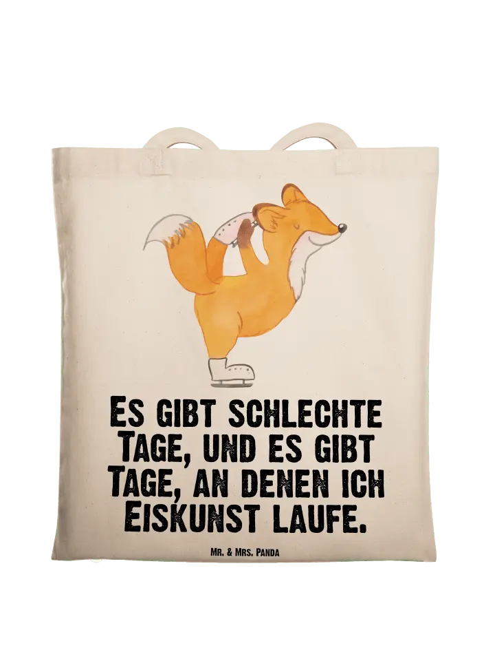 

Сумка для переноски Mr & Mrs Panda Fuchs Eiskunstläufer, кремовый