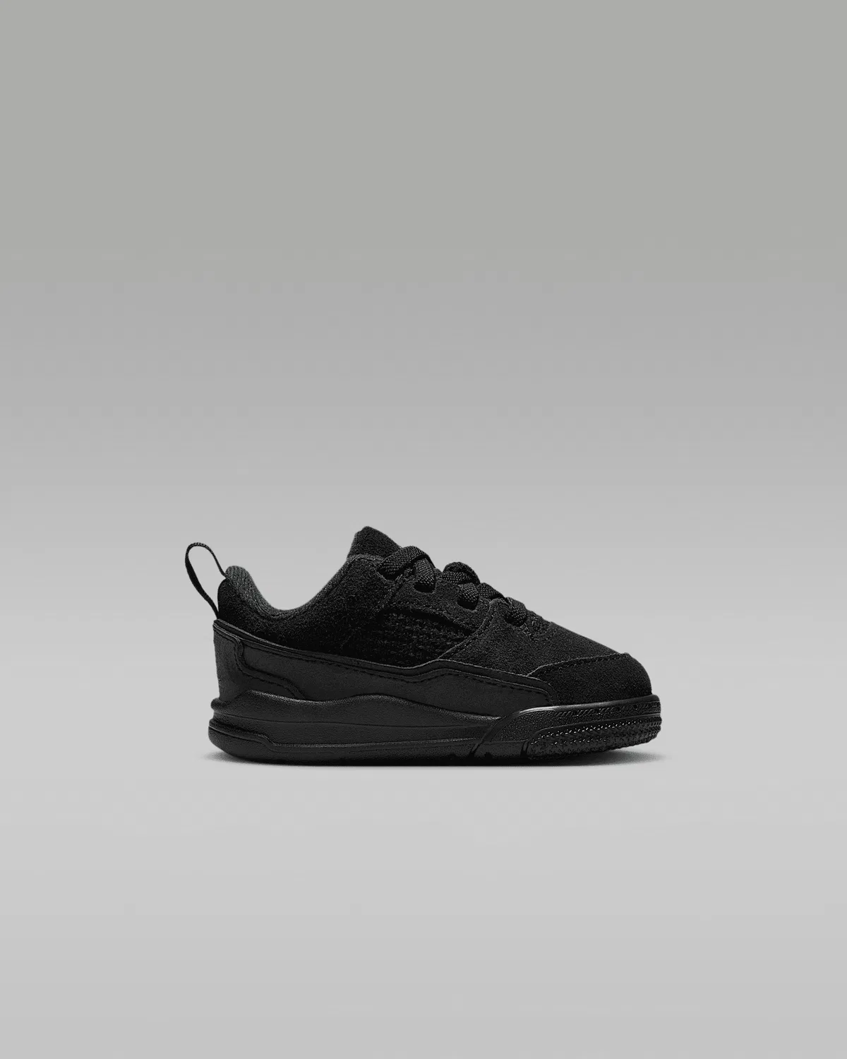 Детские кроссовки Jordan Flight Court, Black/Gum Medium Brown/Varsity Red — фото 3