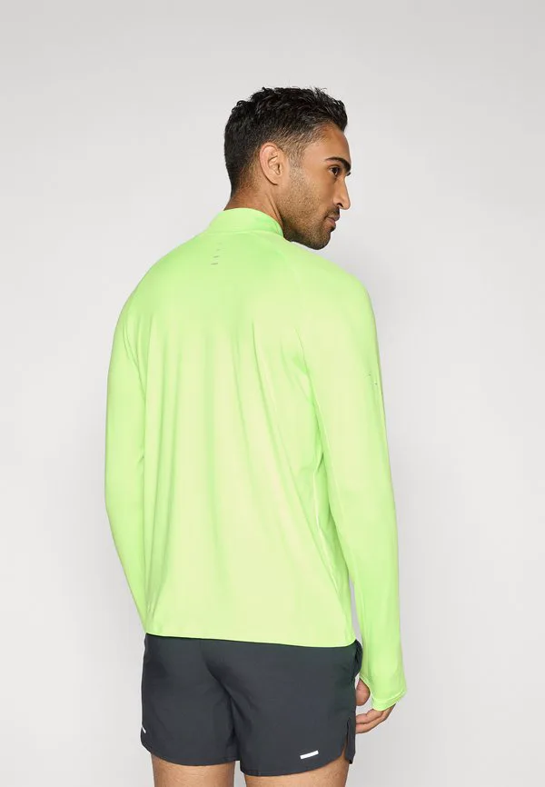 Футболка stride с длинными рукавами, средний слой Nike Performance, Lime Blast/Reflective Silver-Coloured — фото 3