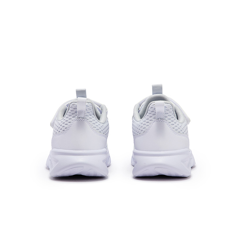 Непромокаемые дышащие низкие кроссовки для бега white moonlight gray детские XTEP, белый Moonсветло-серый — фото 4