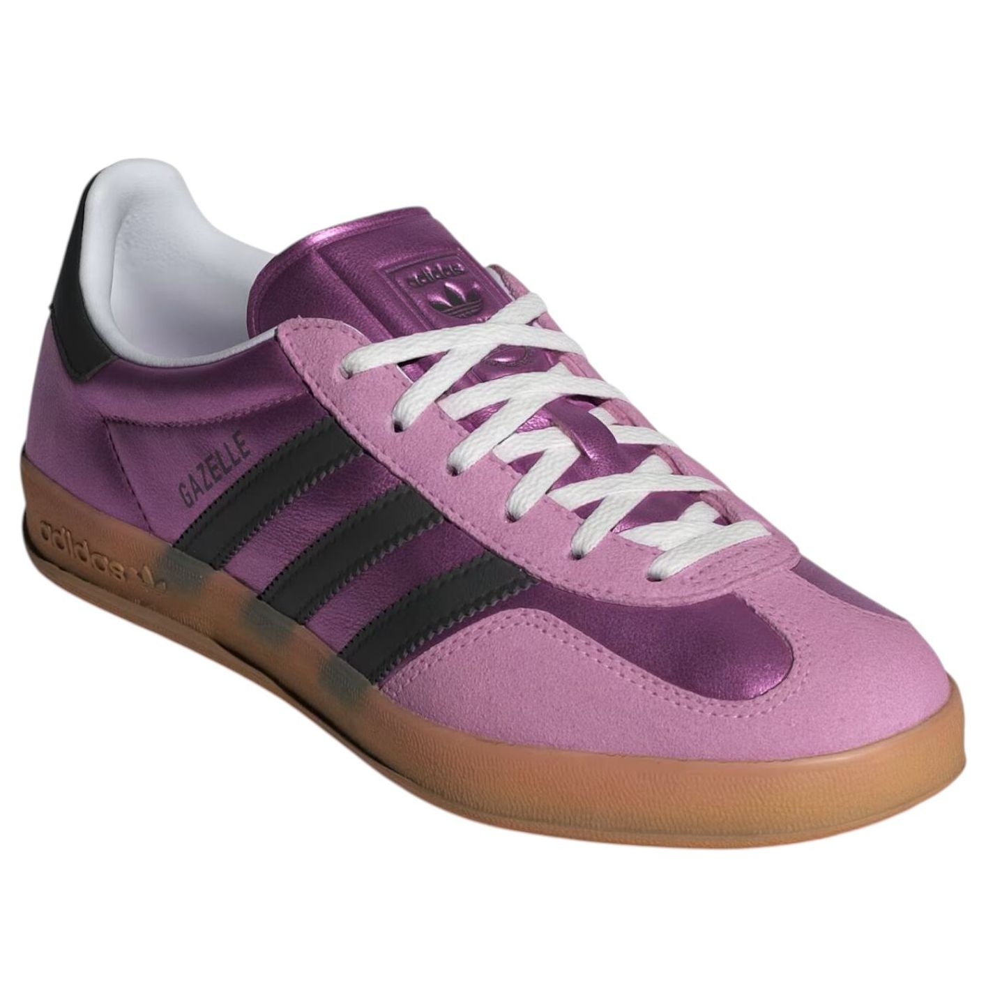 Кроссовки (WMNS) adidas Gazelle Indoor 'Bliss Lilac Core Black' — фото 2