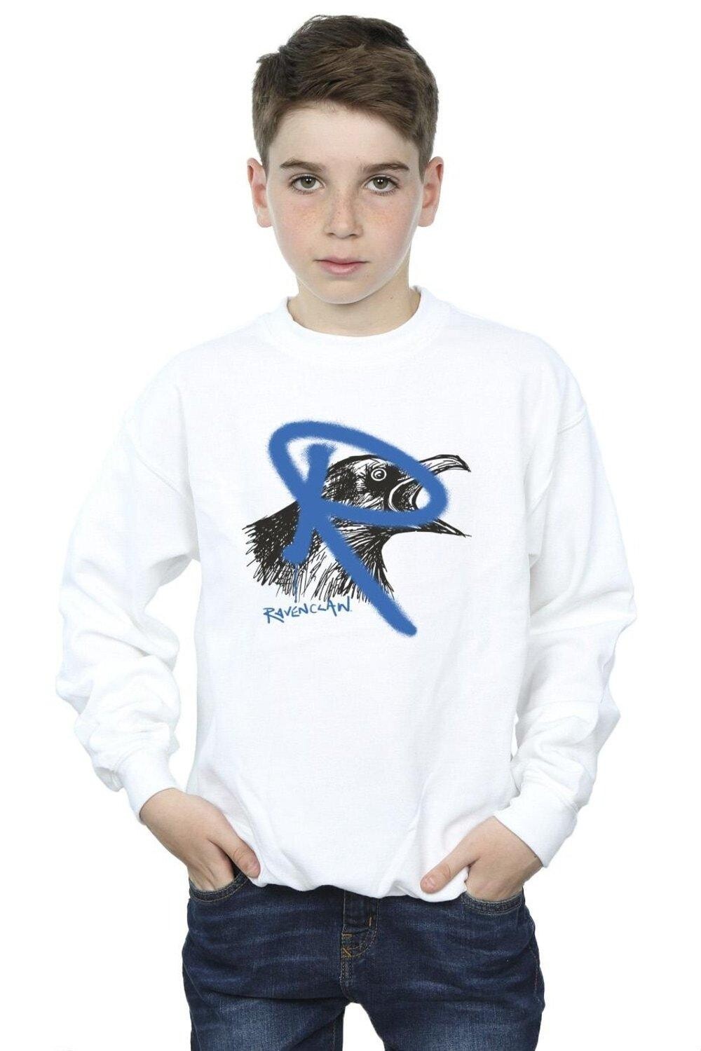 

Толстовка в стиле поп-спрей Ravenclaw Harry Potter, белый