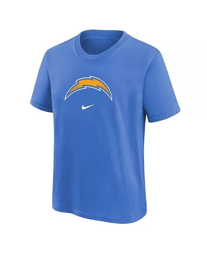 Синяя футболка с логотипом Big Boys Powder Los Angeles Chargers Nike — фото 3