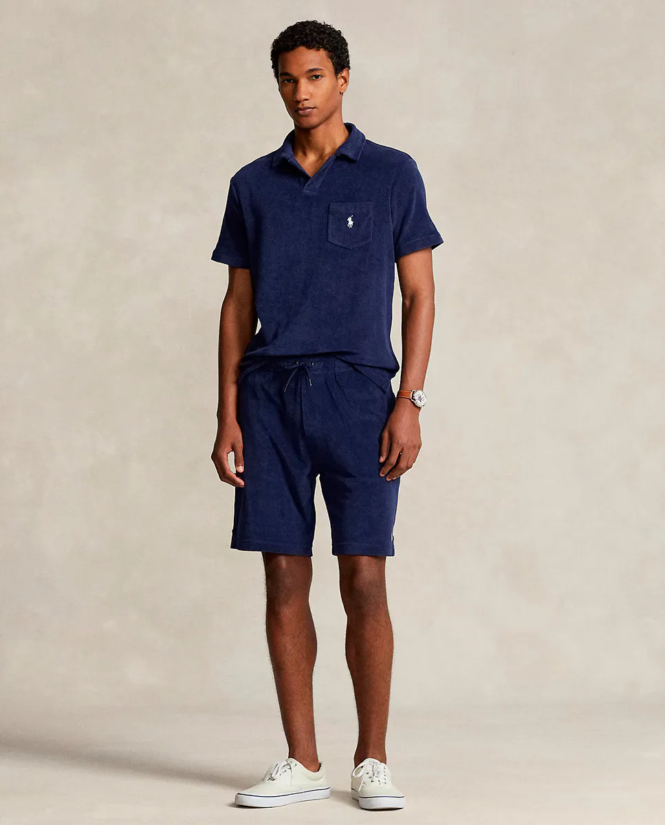 

Мужские шорты с эластичным поясом Polo Ralph Lauren, тёмно-синий