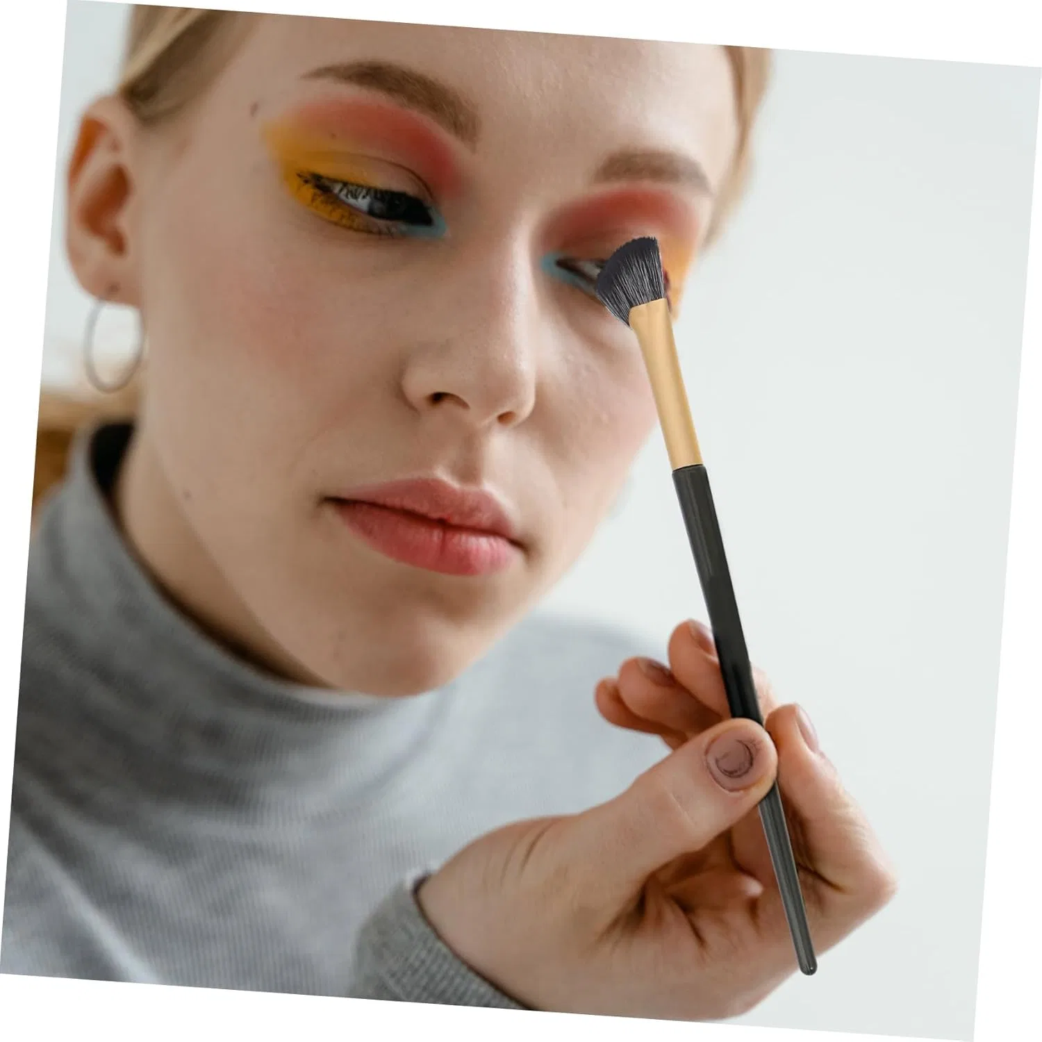 Набор кистей для макияжа глаз 6 шт. Angle Concealer Brush Holidyoyo — фото 3
