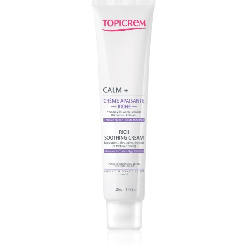 

Topicrem UH FACE CALM+ Rich Soothing Cream Питательный успокаивающий крем для сухой и непереносимой кожи 40 мл Inna Marka