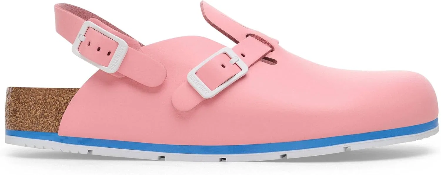 Унисекс тапочки Birkenstock Kay Pro, кожаные мюли, сабо - сертифицированы по стандарту EN ISO 20347:2022 - рабочая обувь для медицины, гастрономии и сферы услуг — фото 4